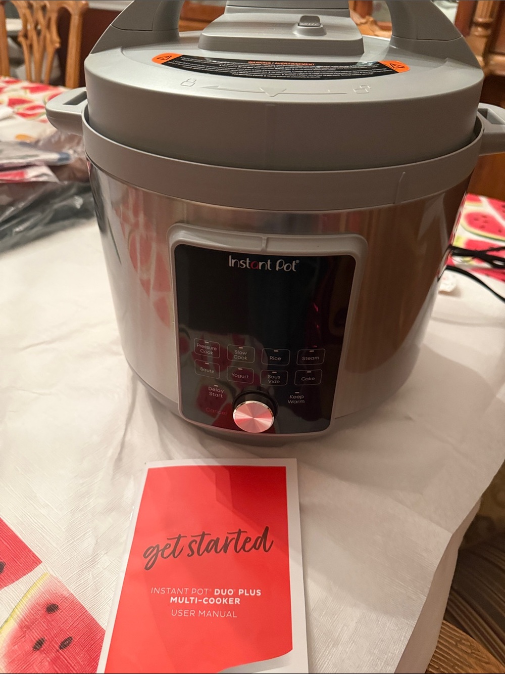 Instant Pot Duo Plus Multi-Cooker - Stainless Steel/Gray